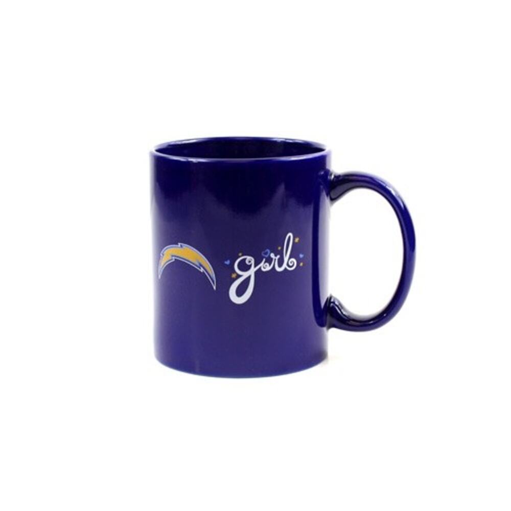 NFL Chargers Girl 11oz Mug Ceramic Blue Los Angeles Coffee Teacup New San Diego